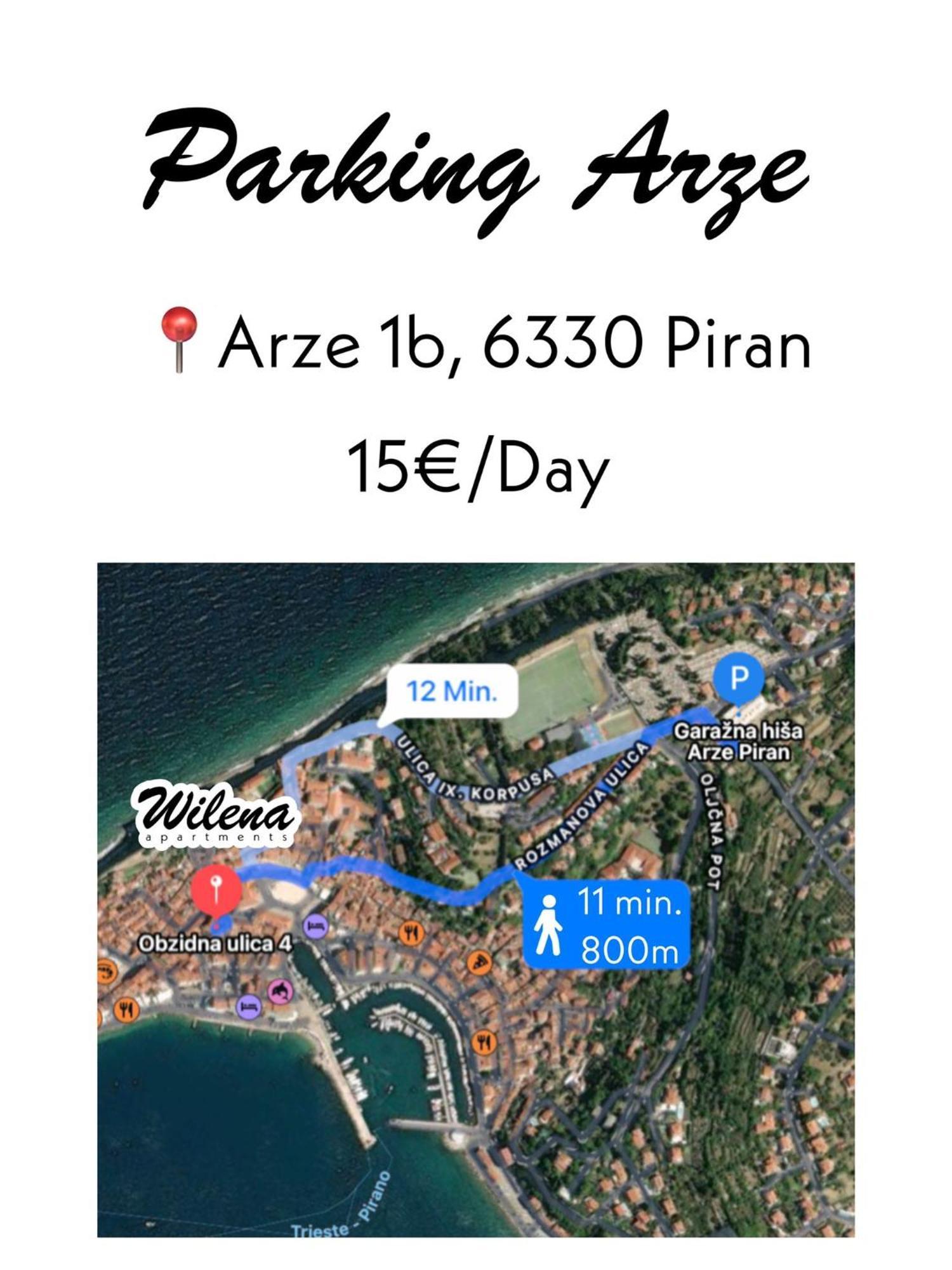 Wilena Apartments Pirano Esterno foto